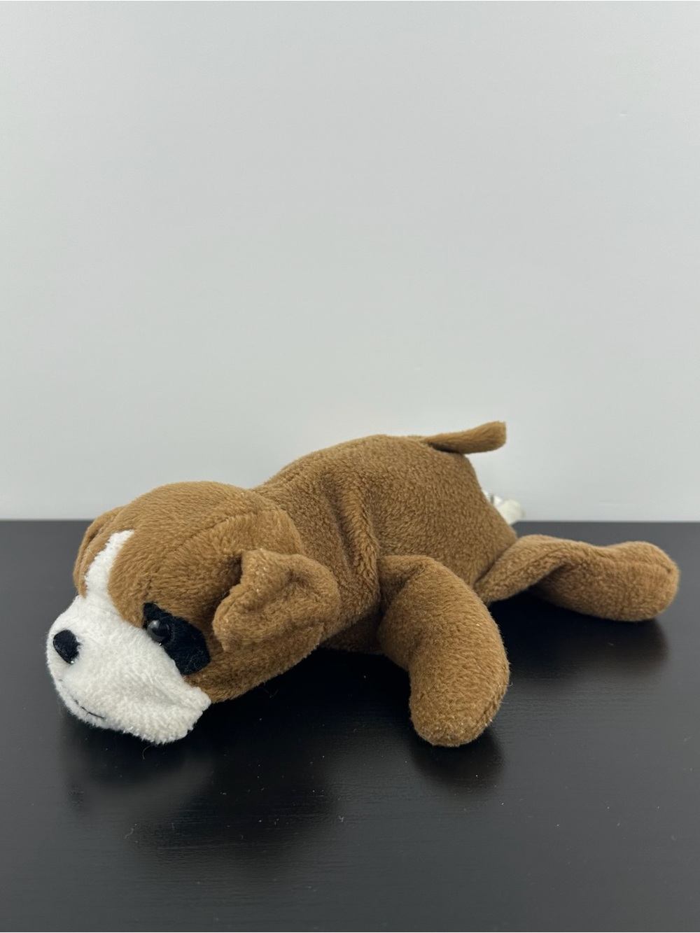 Ganz RARE 1996 Ralphy Bulldog Puppy 7” CH1552 Brown White Bull Dog Plush Beanie